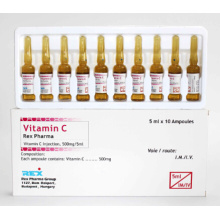 Injeção de Vitamina C / Vc para Injeção / Vc Inj. 500mg / 2ml 500mg 5ml 1g10ml